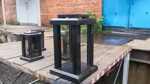 Первое выставление столбиков с использованием кондуктора